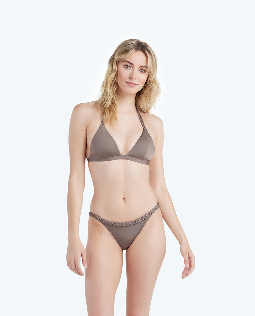 The Braided Triangle Bikini Top